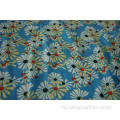 Viscose crêpe mode chrysant print stof